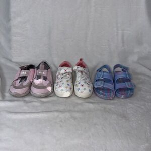 Toddler Girl Shoes Lot Of 3 Pairs Size 9